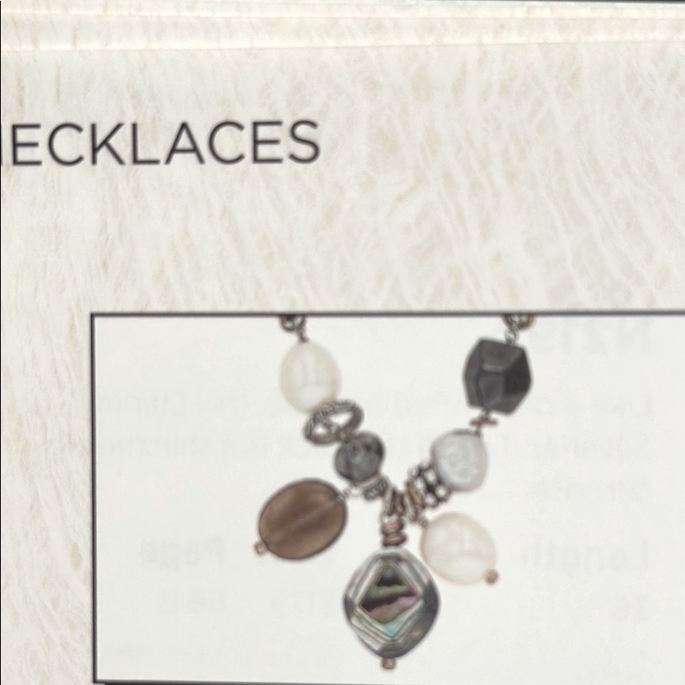 Elegant Beaded SILPADA necklace